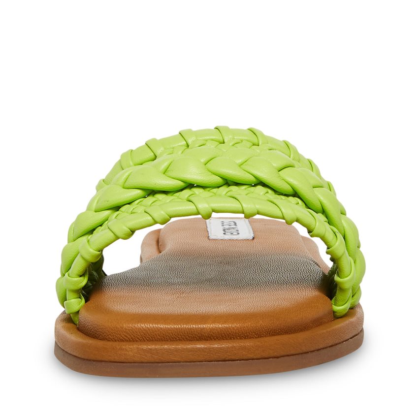 Green Steve Madden Genevie Women's Slides | PH 6127LGV